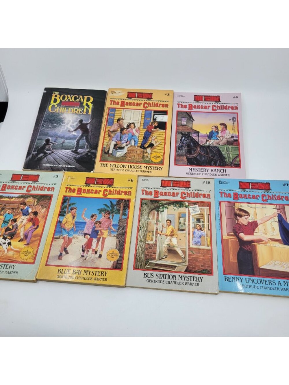 Boxcar Children Lot of 7 Chapter Books by Gertrude Chandler Warner - BK322